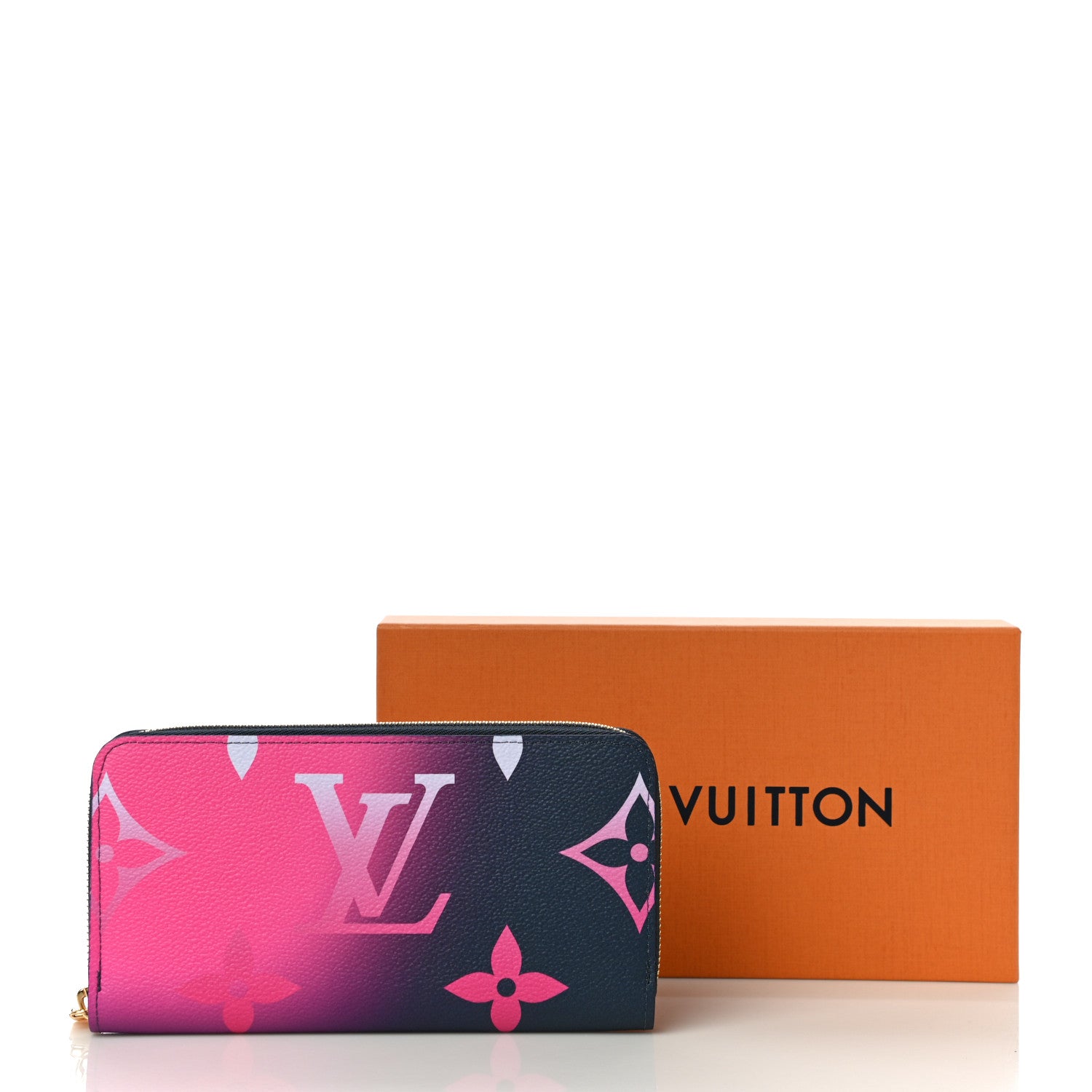 Louis Vuitton Monogram Giant Spring In The City Zippy Wallet Midnight Fuchsia 10 of 10