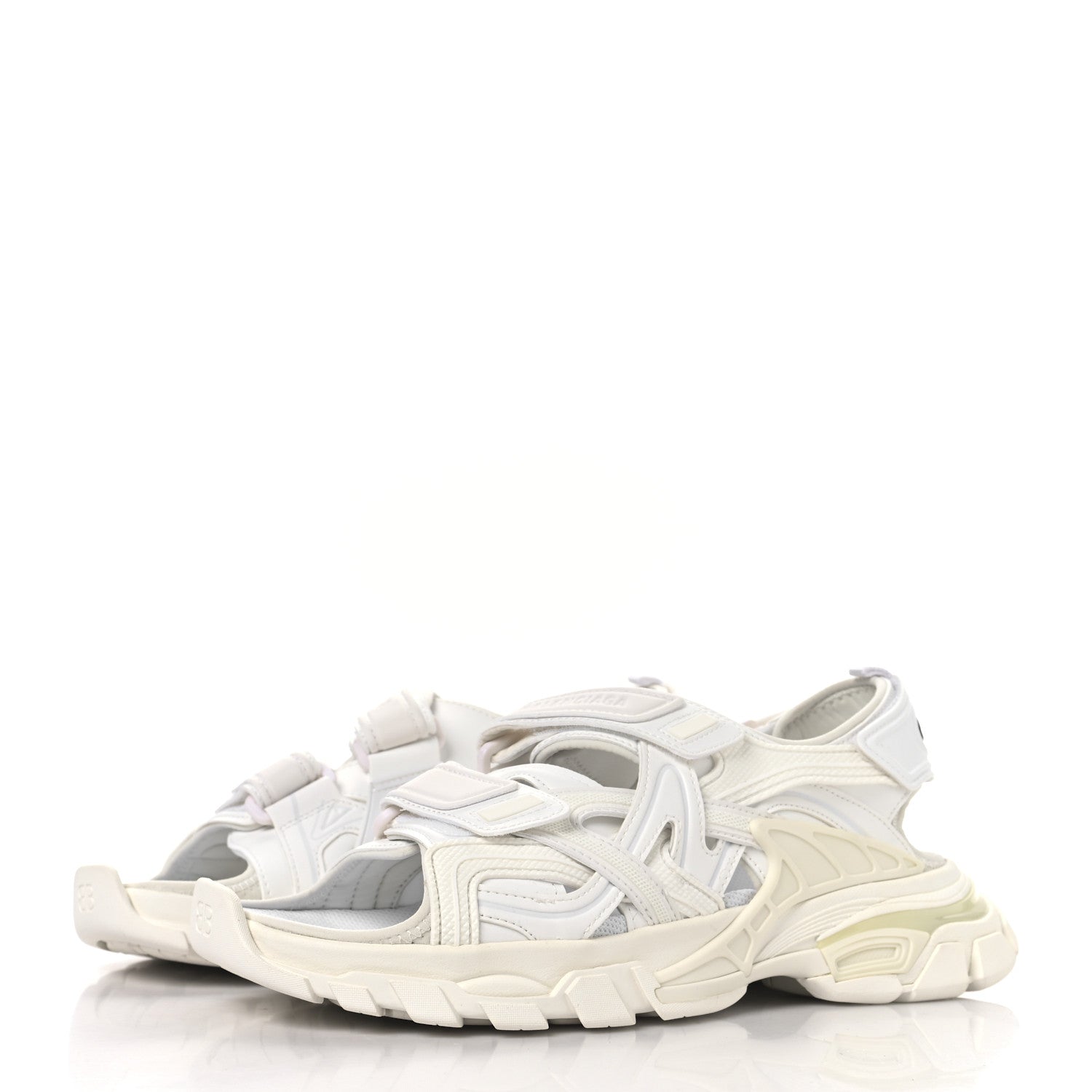 Balenciaga Neoprene Rubber Womens Track Sandals 41 White 4 of 8