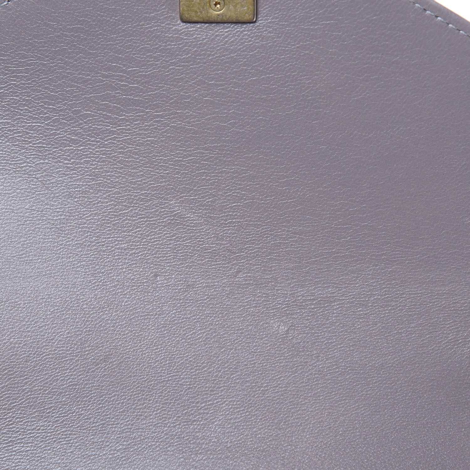 Chanel Lambskin Chevron Stitched Envelope Flap Light Grey 11 of 11