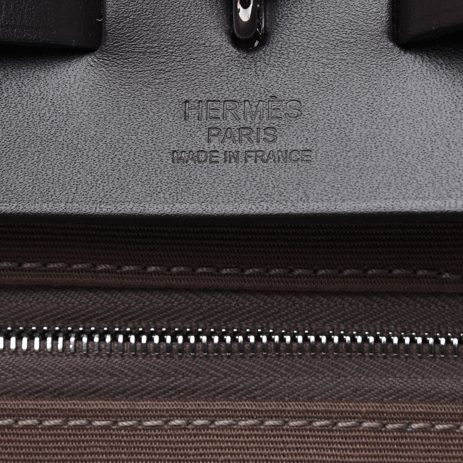 Hermes Toile Vache Hunter Herbag Zip 39 MM Etoupe Ebene 6 of 12