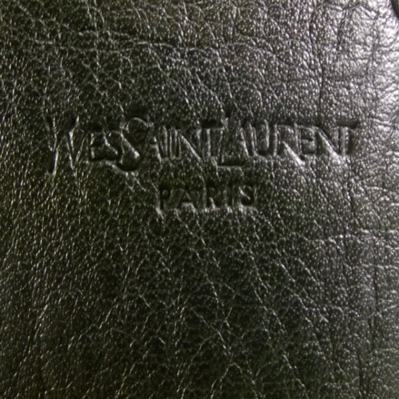 Saint Laurent Taurillon Zip Hobo Black 10 of 10