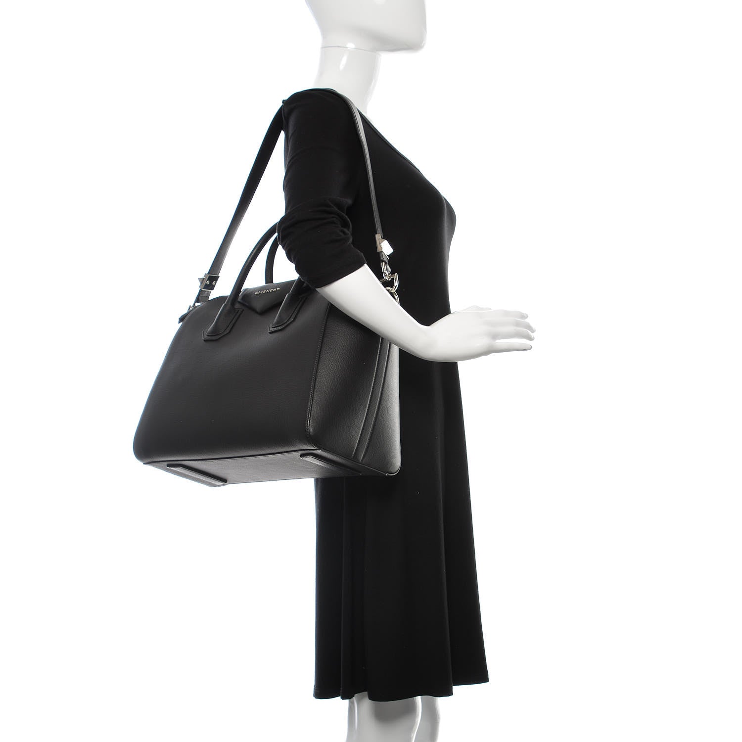 Givenchy Sugar Goatskin Medium Antigona Black 2 of 15