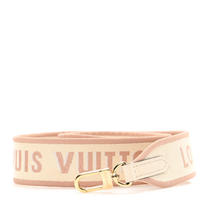 Louis Vuitton Jacquard Diane Shoulder Strap Creme Beige 1 of 3