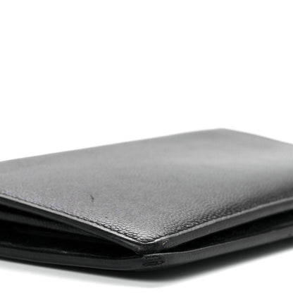 Chanel Caviar Sevruga Yen Wallet Black 12 of 13