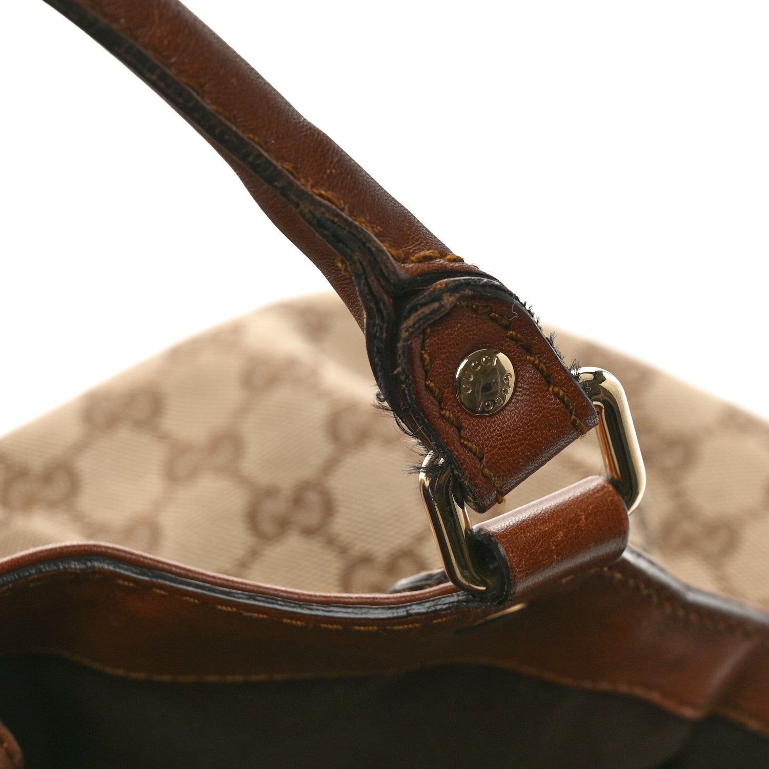 Gucci Monogram Large Sukey Tote Brown 16 of 21