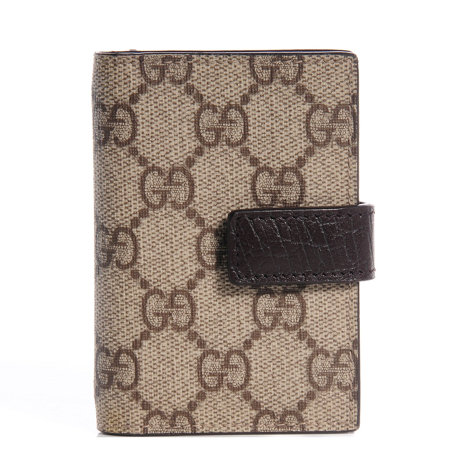 Monogram GG Plus Avel Card Holder Wallet Beige Ebony Cocoa