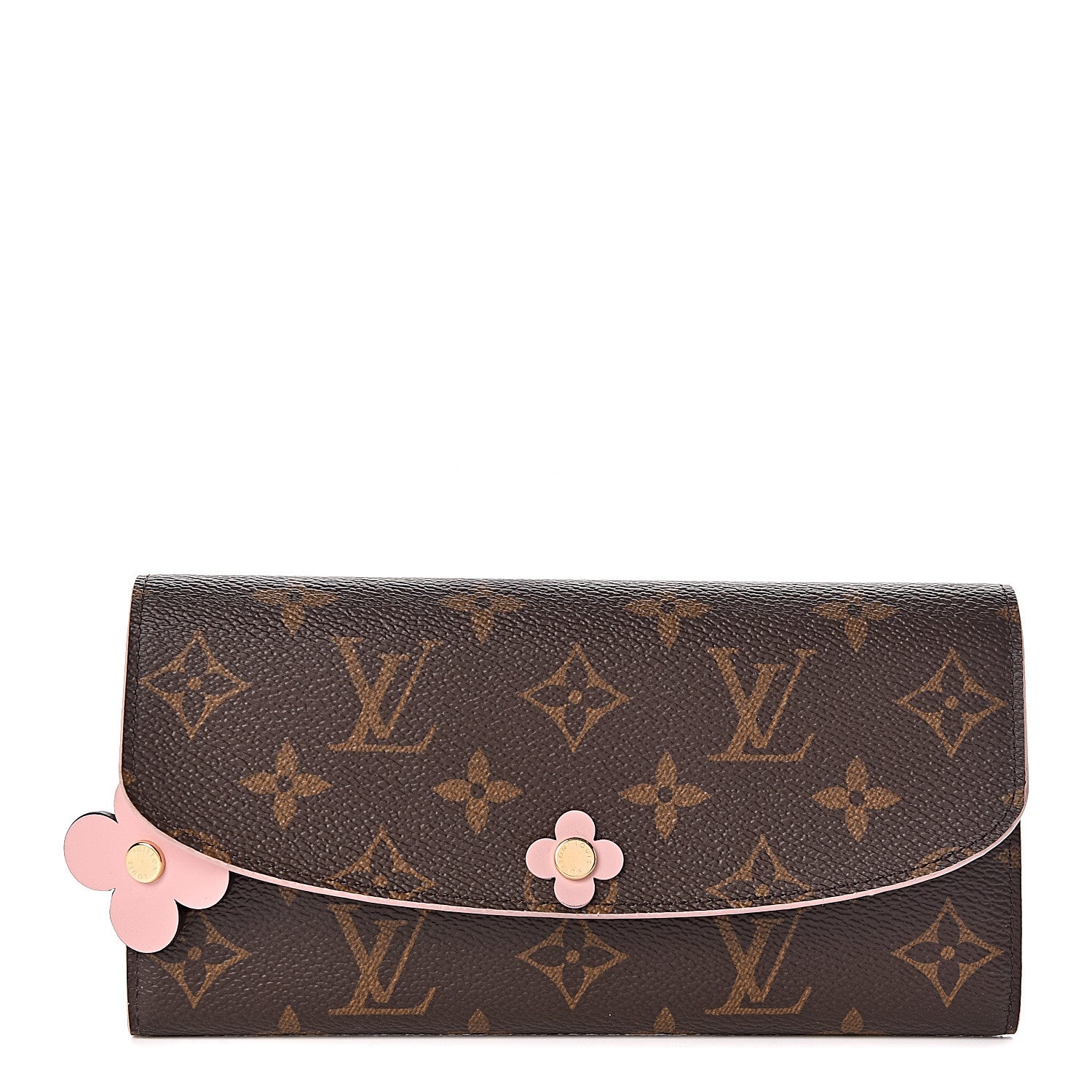 Louis Vuitton Monogram Bloom Flower Emilie Wallet 1 of 8