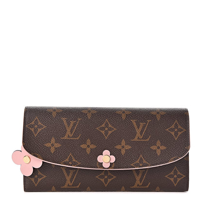 Louis Vuitton Monogram Bloom Flower Emilie Wallet 1 of 8