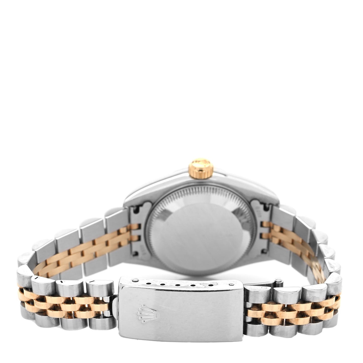 Stainless Steel 18K Yellow Gold 26mm Oyster Perpetual Datejust Watch White Roman 79173