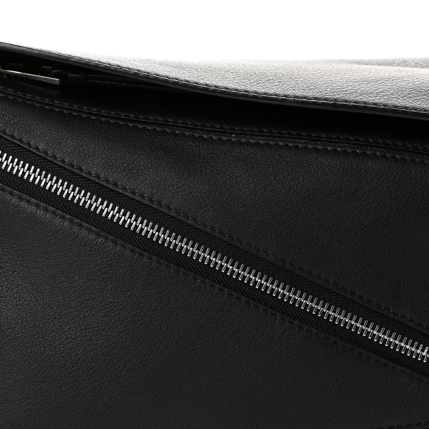 Calfskin Small Puzzle Bumbag Black