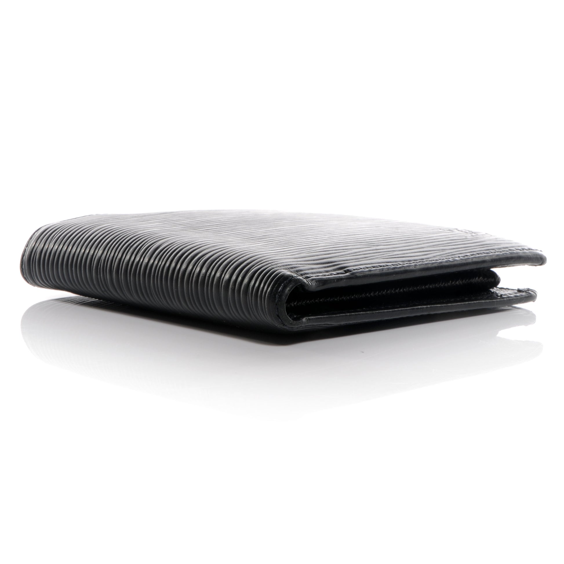 Louis Vuitton Epi Porte-Billets Cartes Credit Monnaie Wallet Black 4 of 7