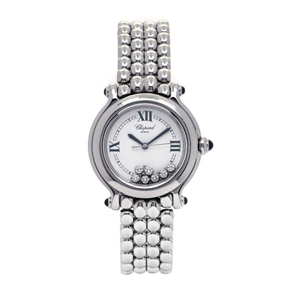 Chopard Stainless Steel 7 Diamond 32mm Happy Sport Quartz Watch 1 of 5