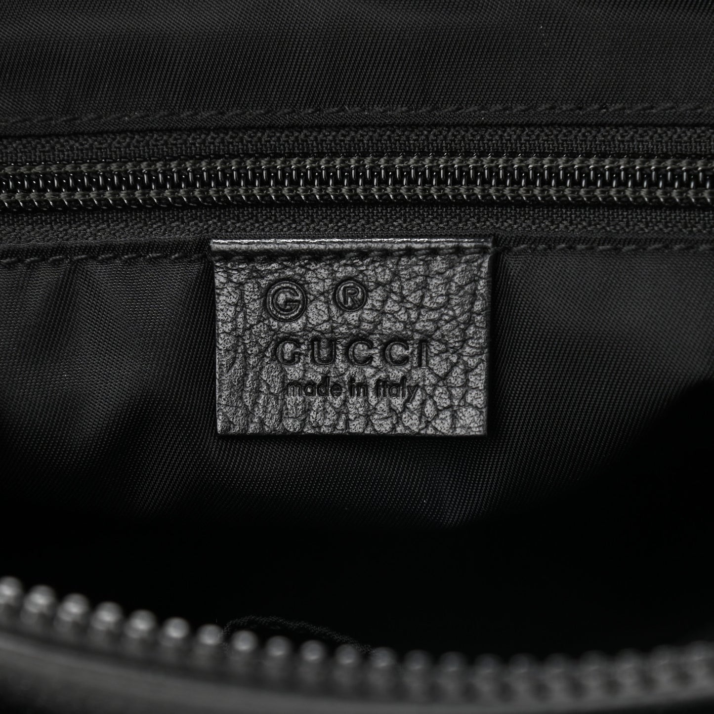 Nylon Monogram Dollar Calfskin Flat Messenger Bag Black