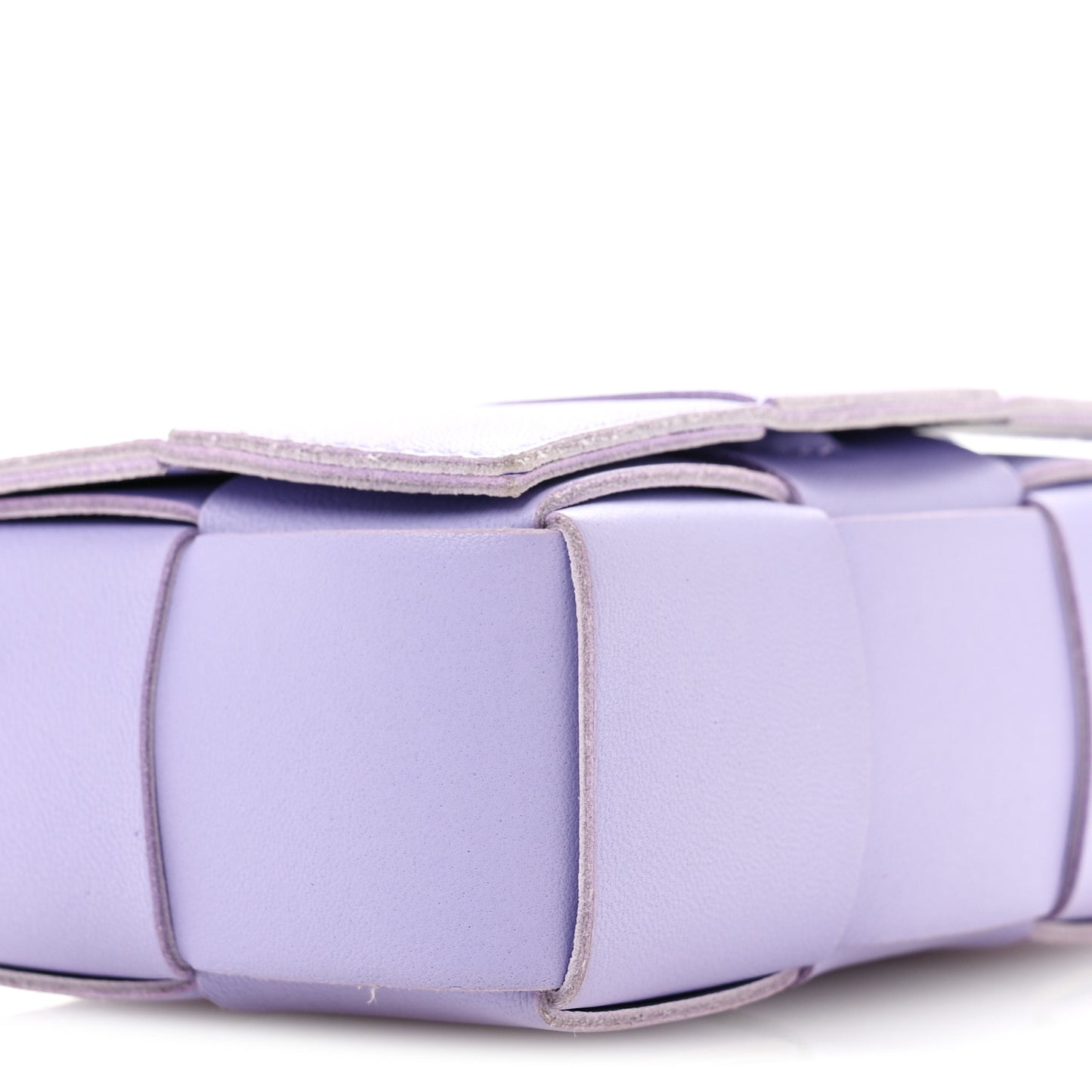 Lambskin Intreccio Candy Cassette Crossbody Bag Wisteria