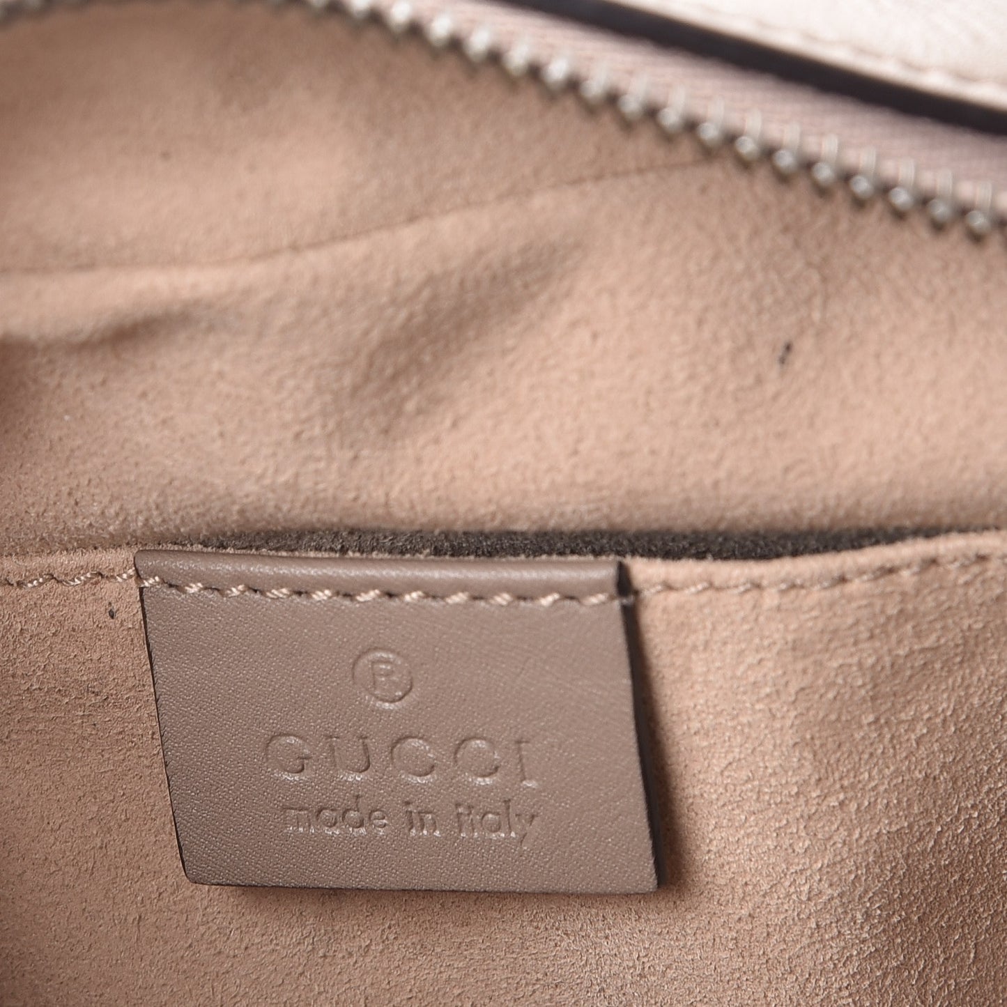 Calfskin Matelasse Mini GG Marmont Chain Shoulder Bag Nude