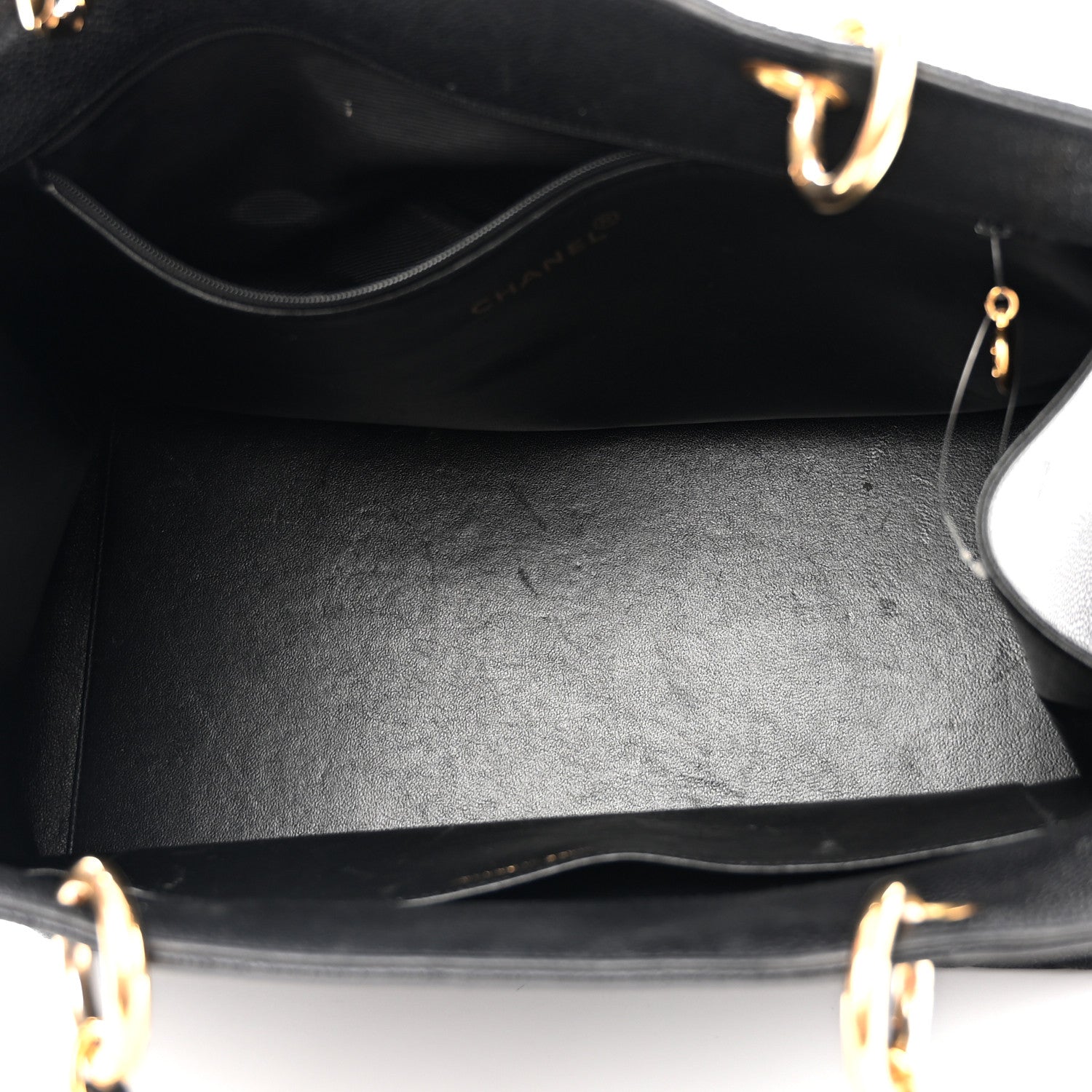 Chanel Caviar Quilted Grand Timeless Tote GTT Black 4 of 10