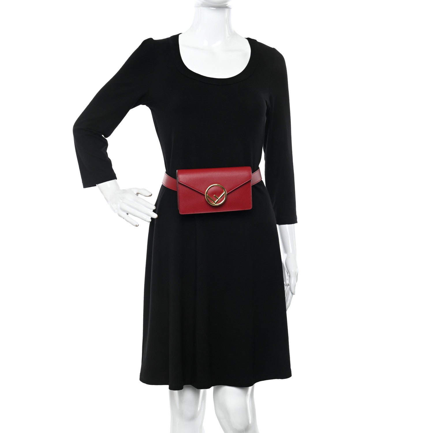 Fendi Vitello Cruise F is Fendi Envelope Belt Bag Fragola 2 of 10