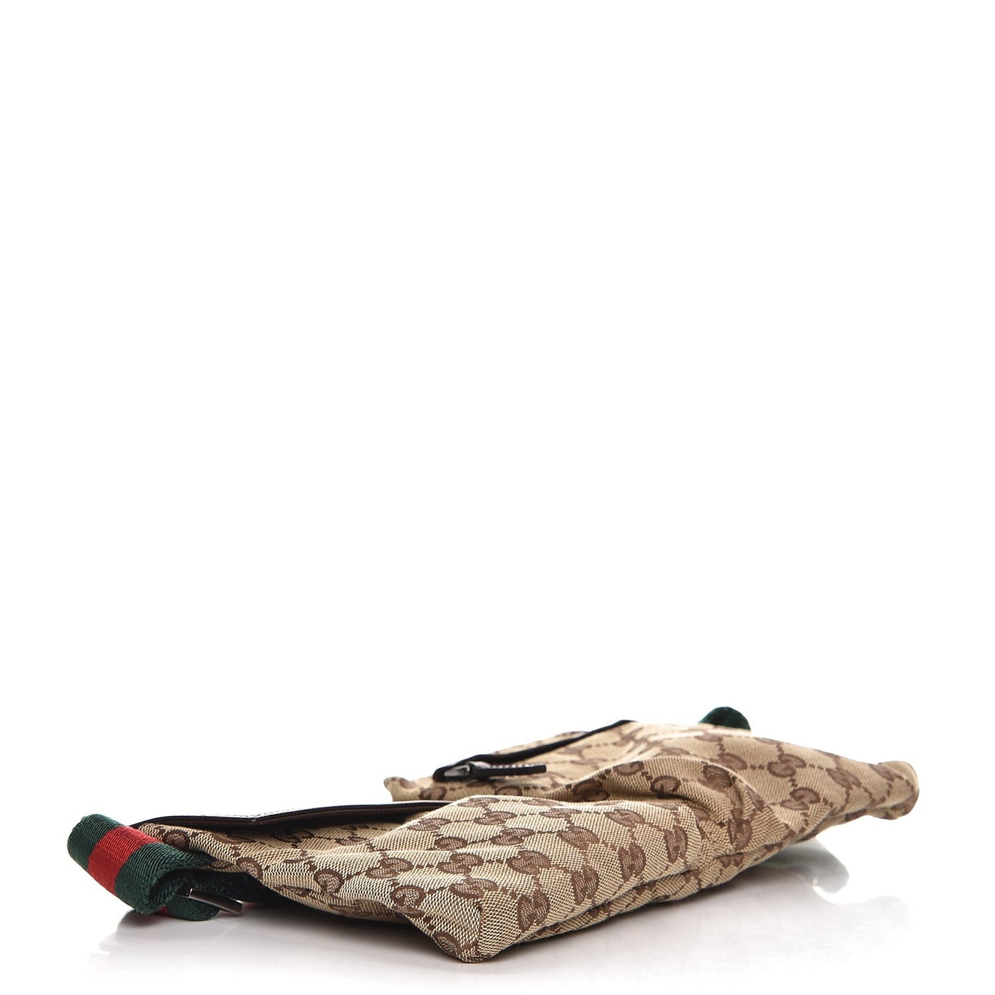 Monogram Web Belt Bag Dark Brown