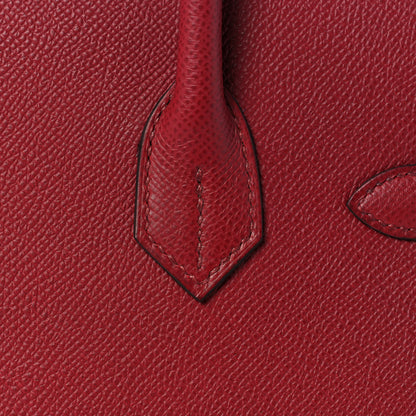 Hermes Epsom Birkin Sellier 30 Rouge Grenat 9 of 31