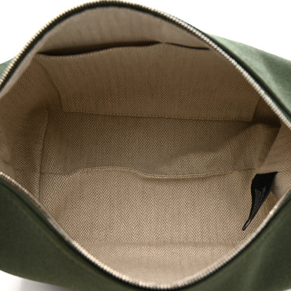 Hermes Canvas Small Bride-A-Brac Pouch Vert Foret 5 of 7