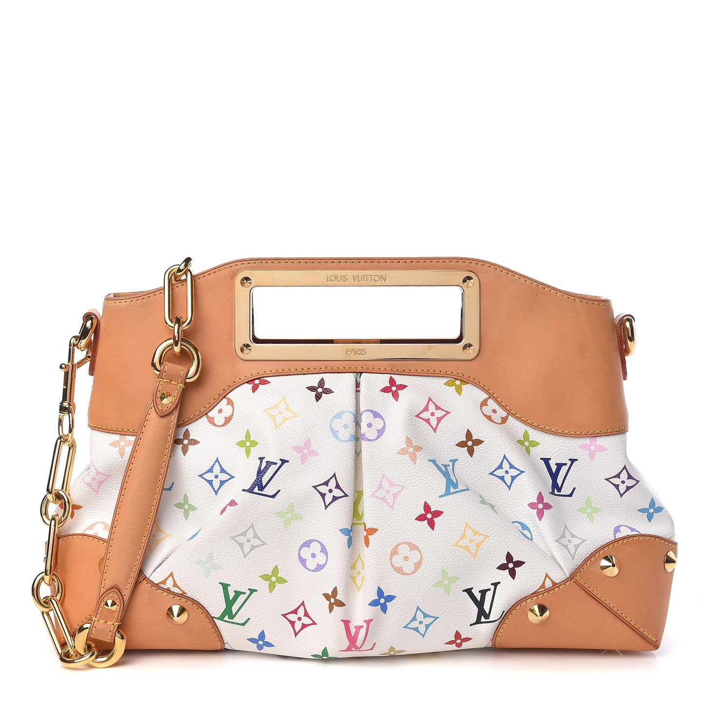 Monogram Multicolor Judy MM White
