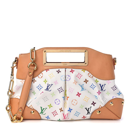 Louis Vuitton Monogram Multicolor Judy MM White 1 of 9