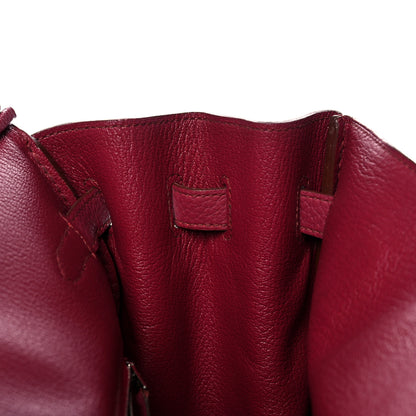 Hermes Taurillon Clemence Birkin 35 Rubis 14 of 48