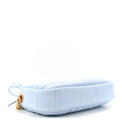 Burberry Lambskin Quilted Small Lola Camera Bag Pale Blue 4 of 10