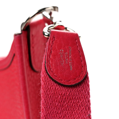 Hermes Taurillon Clemence Evelyne TPM Rose Extreme 12 of 12
