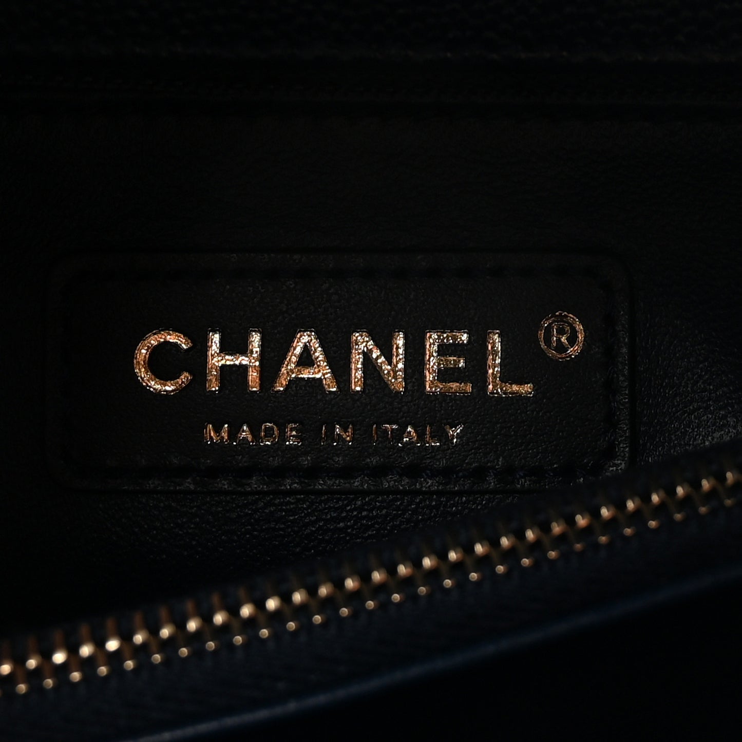 Caviar Lizard Embossed Quilted Small Coco Handle Flap Navy Blue