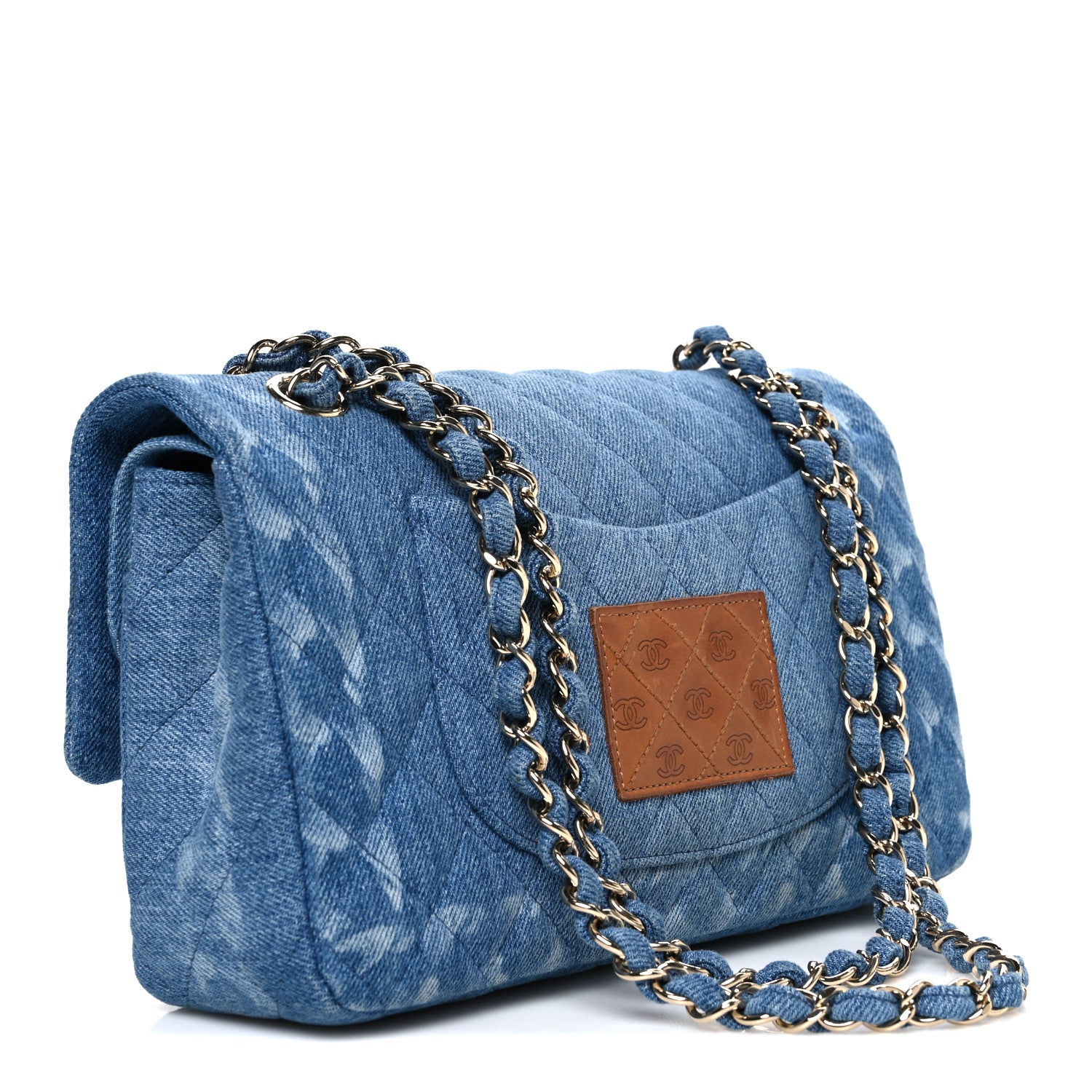 Chanel Denim Quilted Medium Double Flap Blue 1853510 – FASHIONPHILE