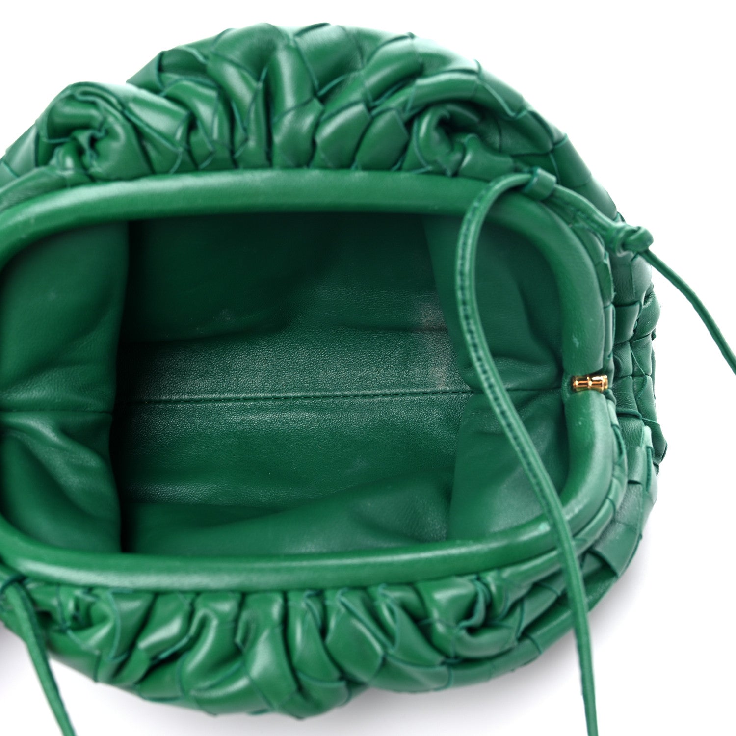 Bottega Veneta Nappa Intrecciato The Mini Pouch Racing Green 5 of 12