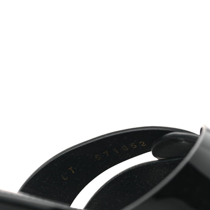 Saint Laurent Patent Tribute 05 Slide Sandals 37 Black 8 of 8