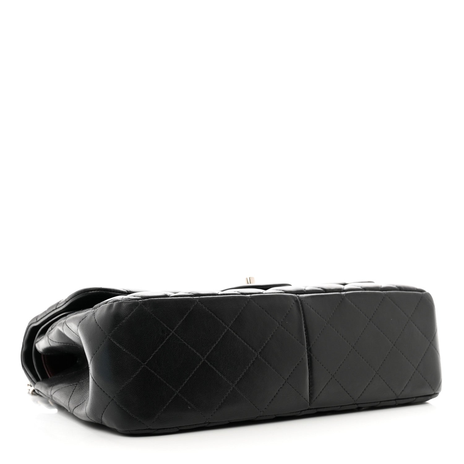 Chanel Lambskin Quilted Jumbo Double Flap Black 4 of 13
