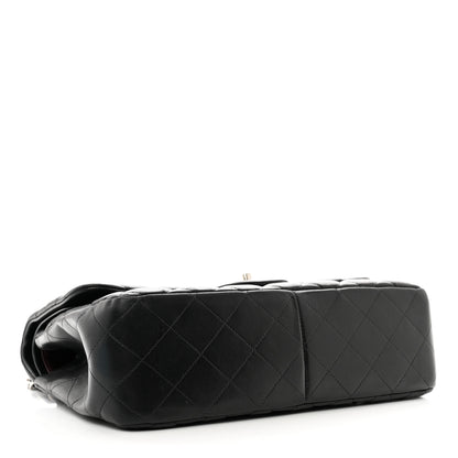 Chanel Lambskin Quilted Jumbo Double Flap Black 4 of 13