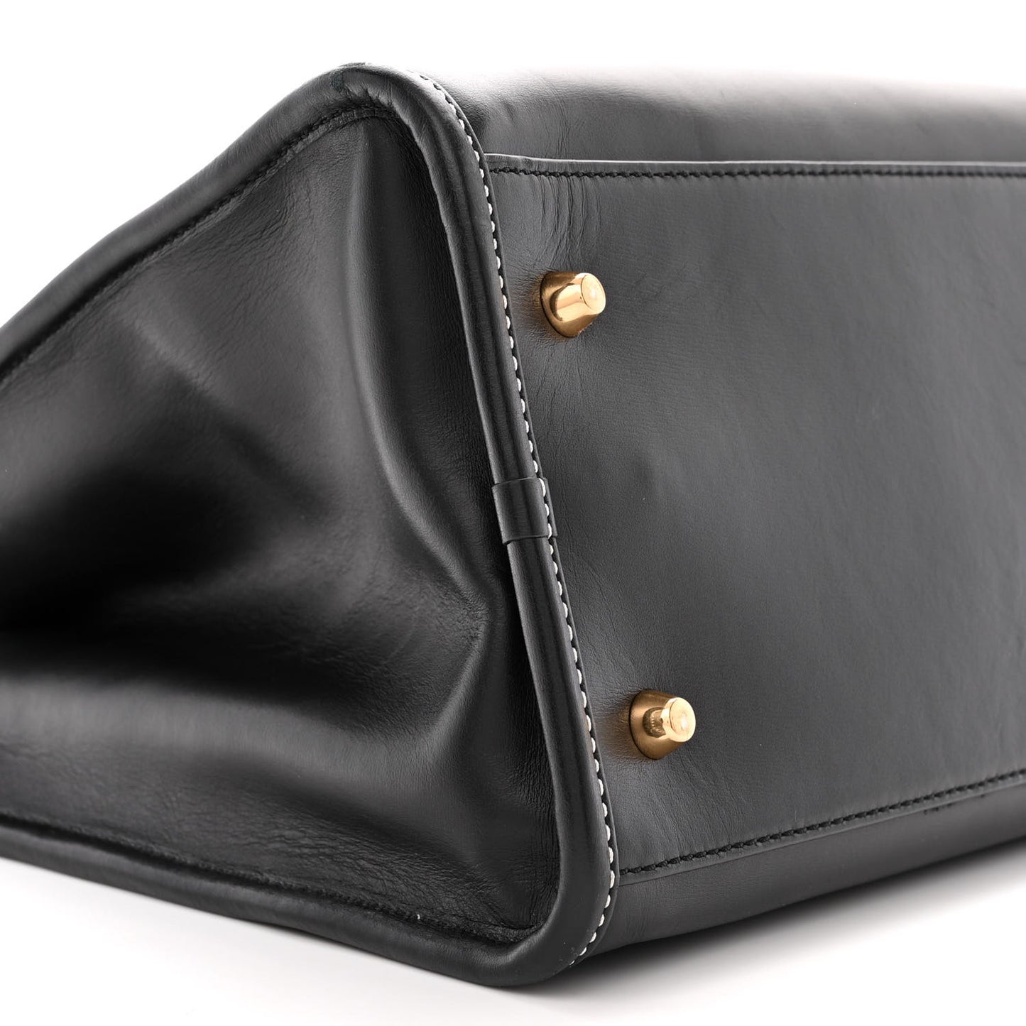 Calfskin Madison Tote Bag Black