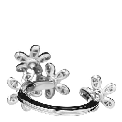 Van Cleef & Arpels 18K White Gold Diamond Socrate Between The Finger Ring 48 4.5 3 of 4