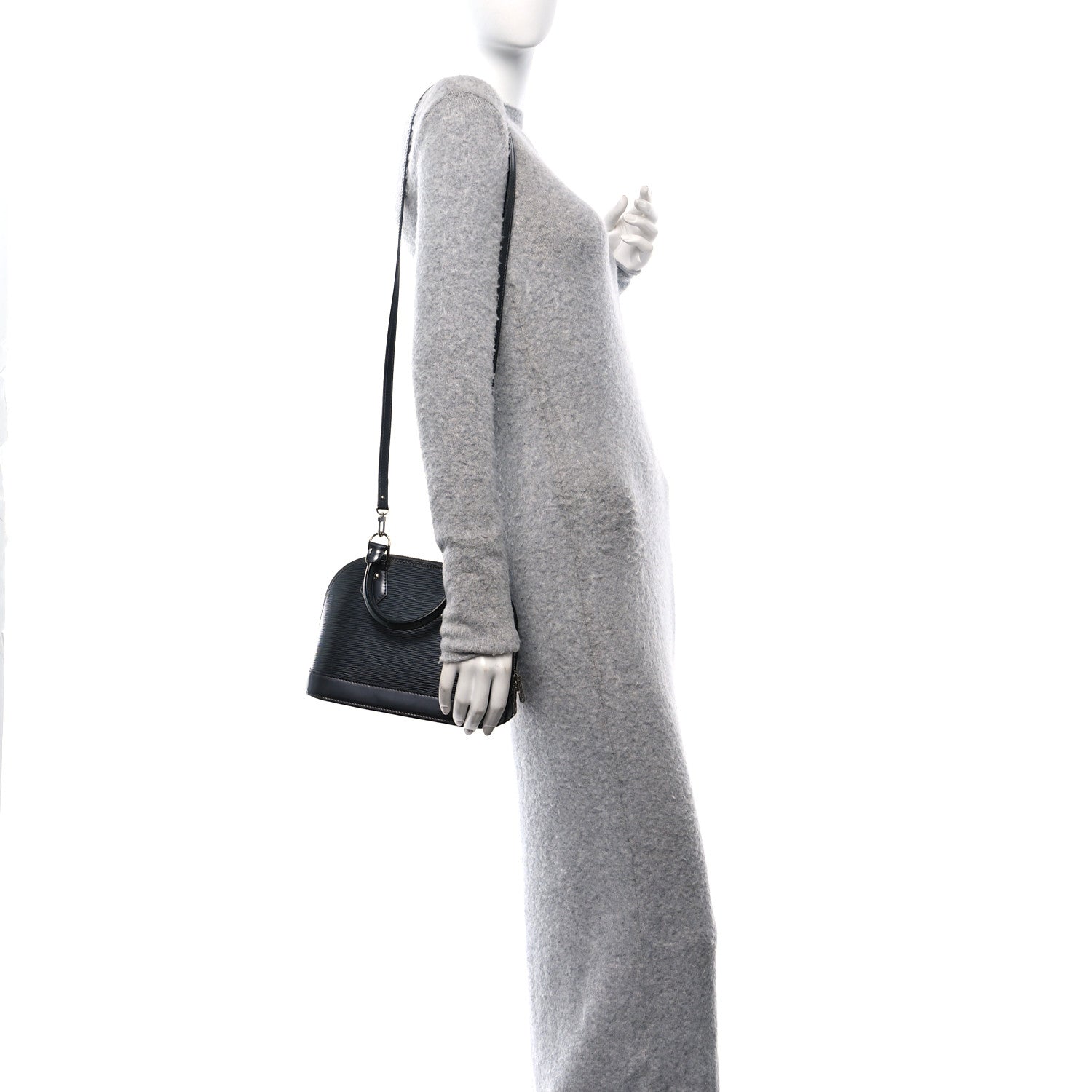 Louis Vuitton Epi Alma BB Anthracite Nacre 2 of 12