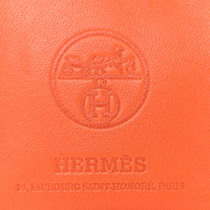 Hermes Milo Lambskin Swift Shopping Bag Charm Feu Gold 3 of 4