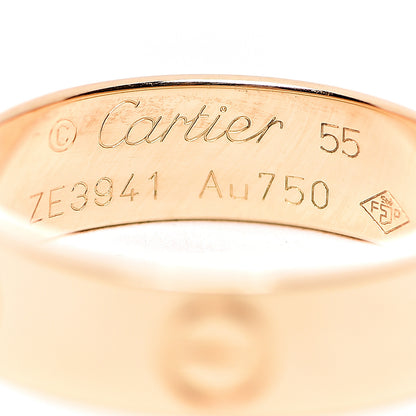 Cartier 18K Yellow Gold 5.5mm LOVE Ring 55 7.25 3 of 3