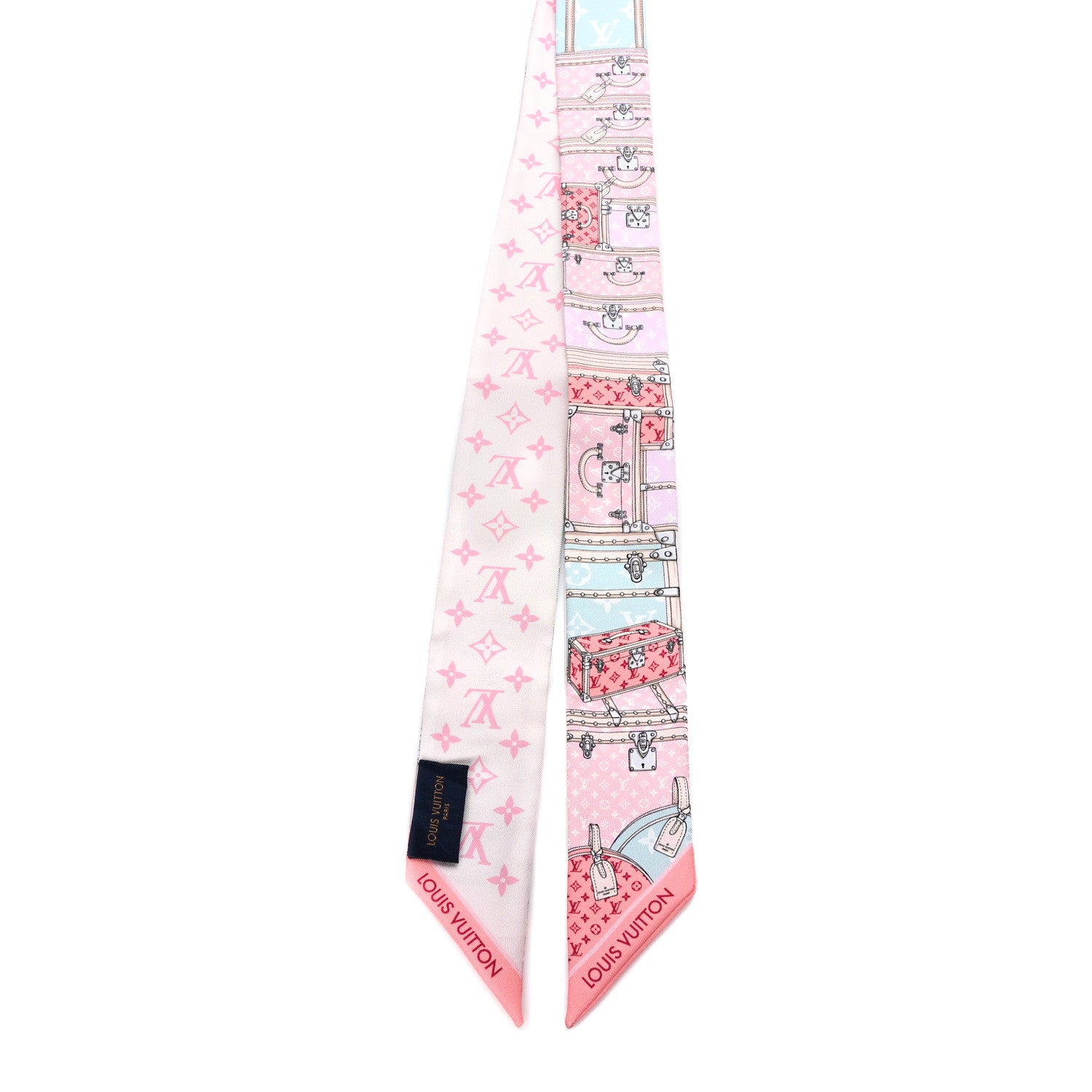 Louis Vuitton Silk Monogram Let's Go BB Bandeau Pink 2 of 4