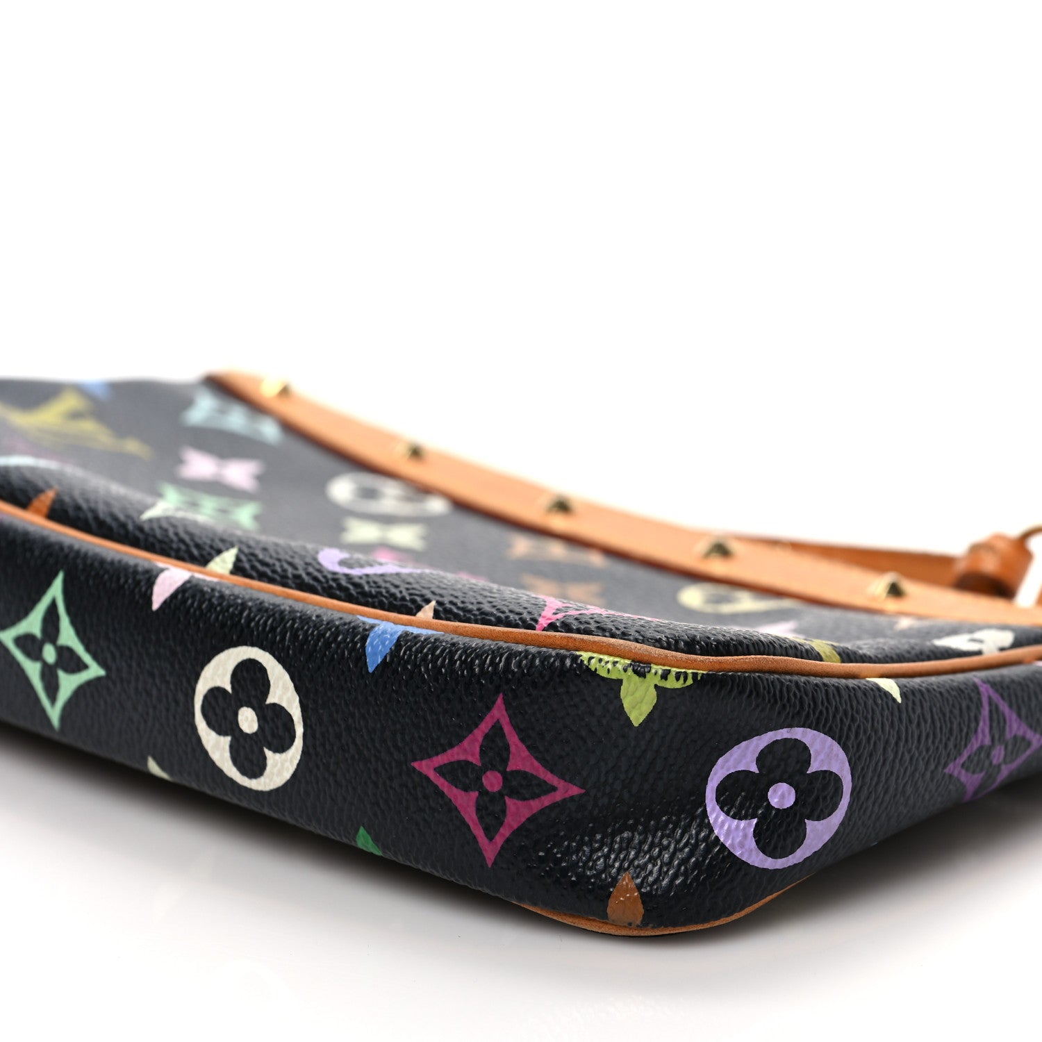 Louis Vuitton Monogram Multicolor Pochette Accessories Black 9 of 9