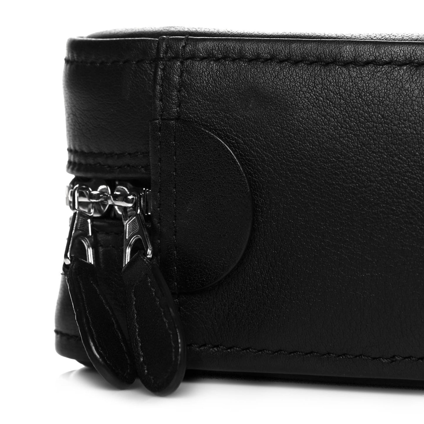 Calfskin XS Triangle Duffle Black