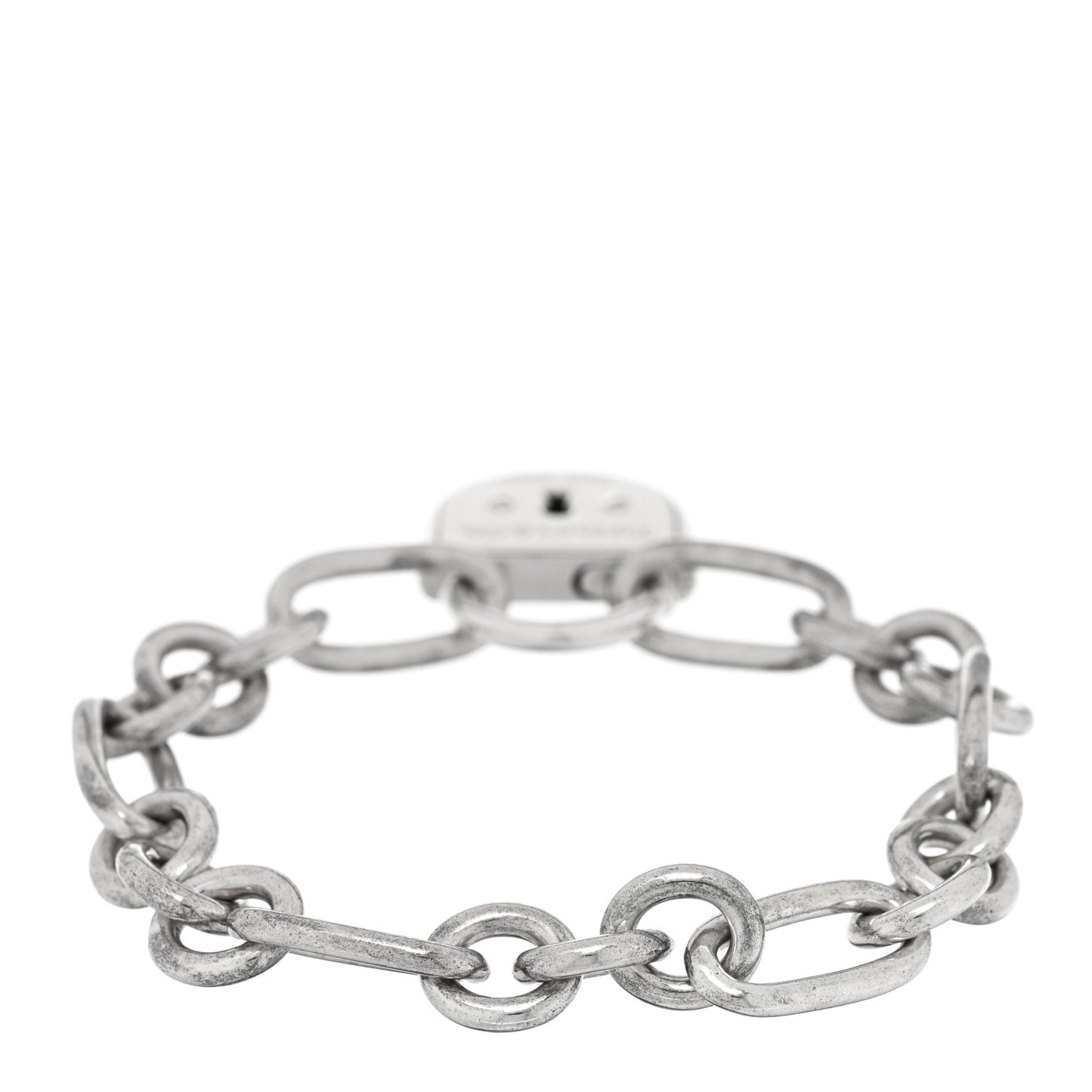 Sterling Silver Padlock Charm Bracelet