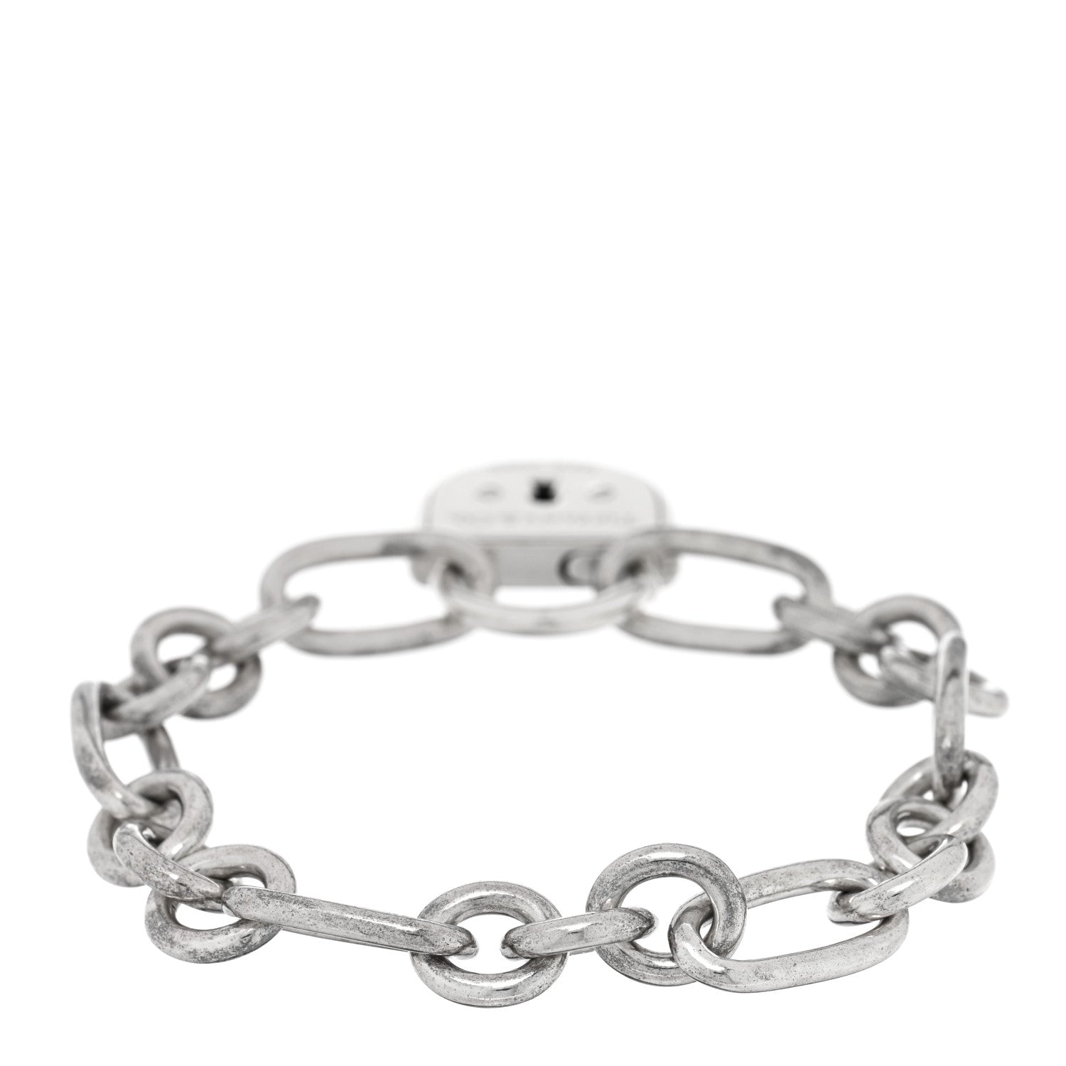 Tiffany Sterling Silver Padlock Charm Bracelet 2 of 4
