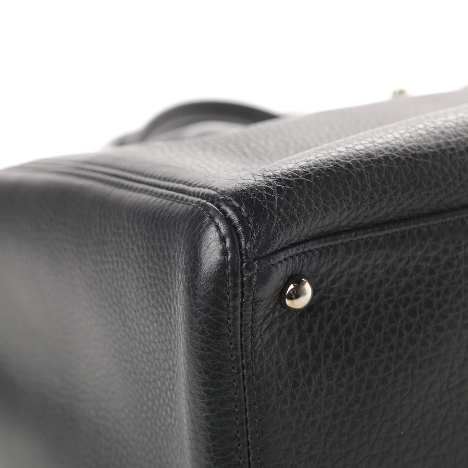 Chanel Calfskin Cerf Executive Shopper Tote Black 9 of 15