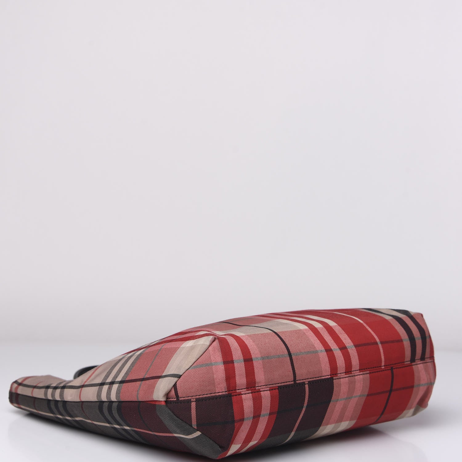 Burberry Canvas Check Tote Red 3 of 15