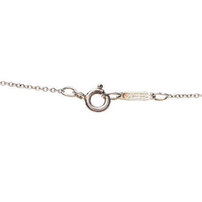 Tiffany Sterling Silver 18K Yellow Gold Signature X Pendant Necklace 4 of 6