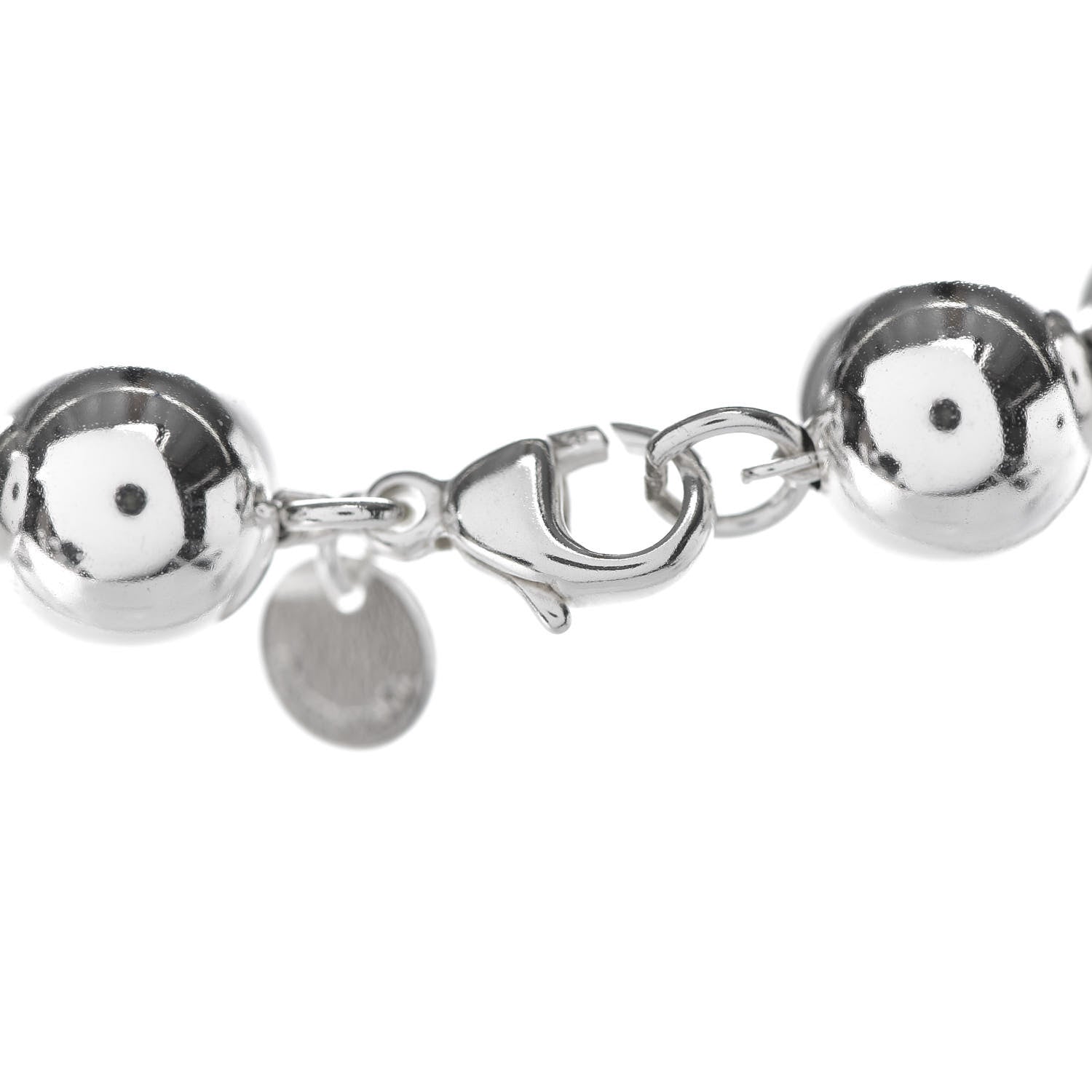 Tiffany Sterling Silver 10mm HardWear Ball Necklace 4 of 5