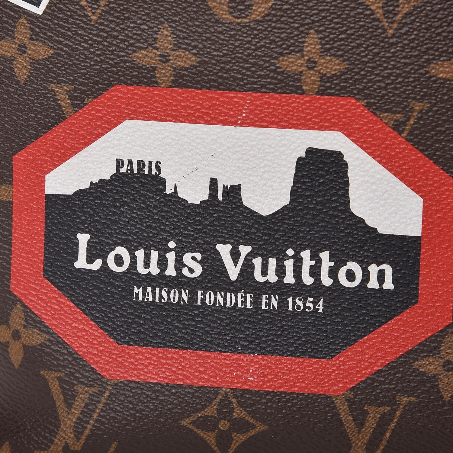 Louis Vuitton Monogram World Tour Neverfull MM 10 of 10